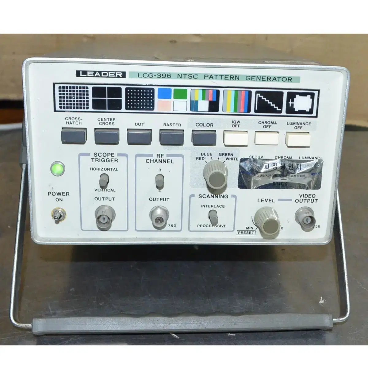 LEADER LCG-396 NTSC パターンジェネレーター LEADER LCG-396 NTSC Pattern Generator | 브랜드 중고거래 플랫폼